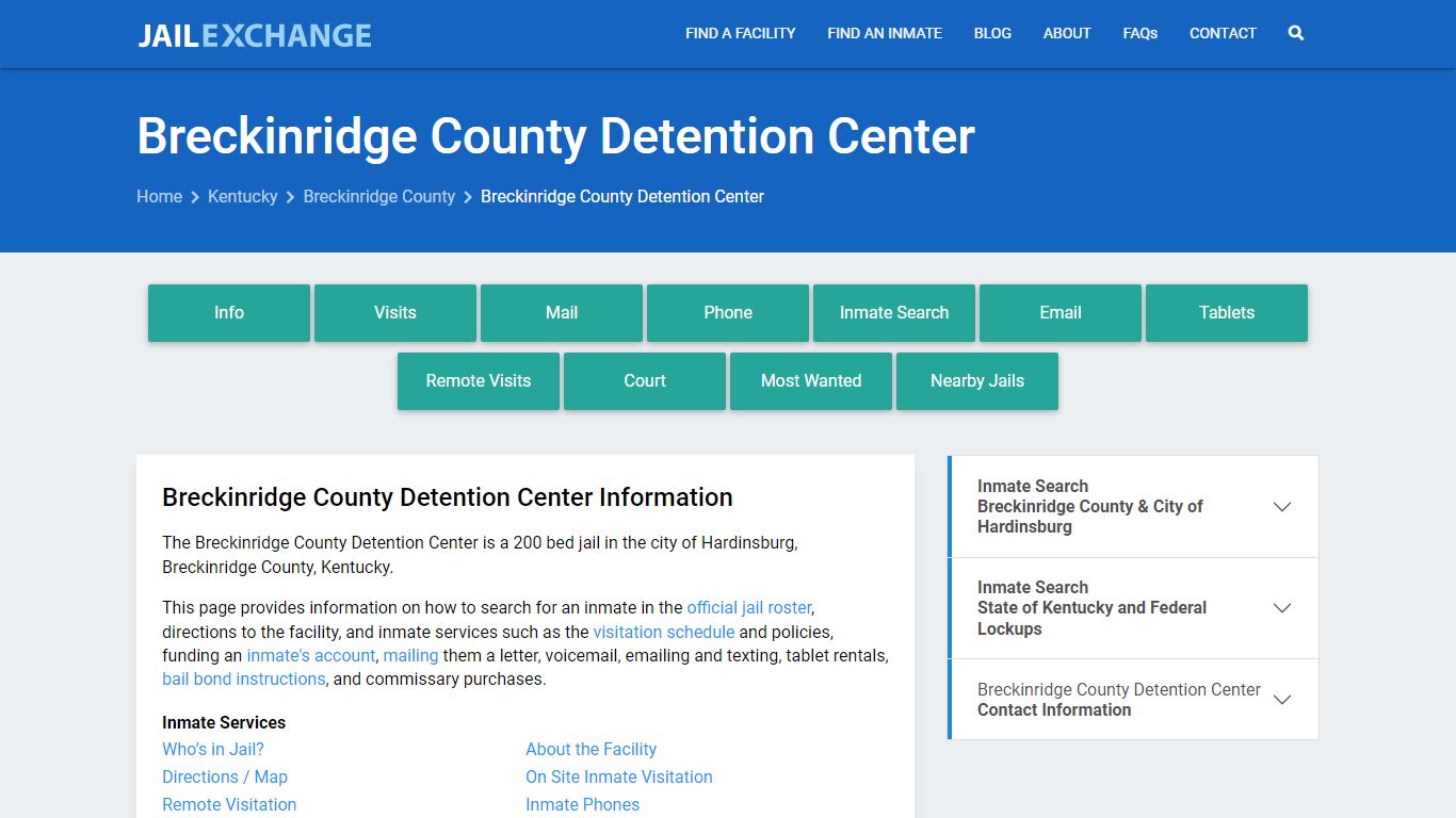 Breckinridge County Detention Center - Jail Exchange